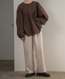 triangle gather blouse