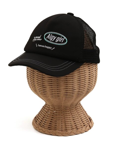 algy(アルジー)の「配色ステッチメッシュキャップ(キャップ・キッズ・オフホワイト/ラベンダー/ブラック/ベージュ・MEDIUM/SMALL)」の9枚目の写真