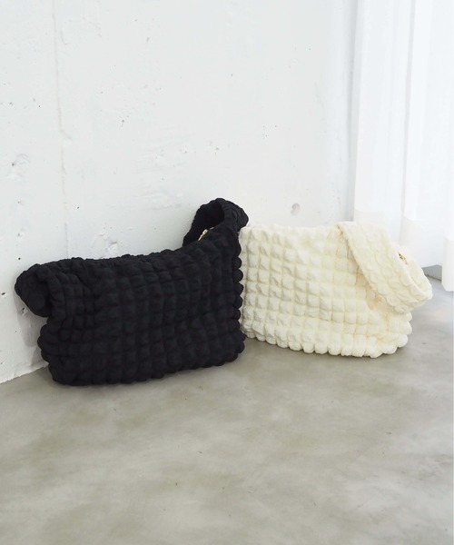 tiptop（ティップトップ）の「ポコポコジャガードショルダーバッグ（ショルダーバッグ・レディース・ブラック/アイボリー・FREE）」の16枚目の写真