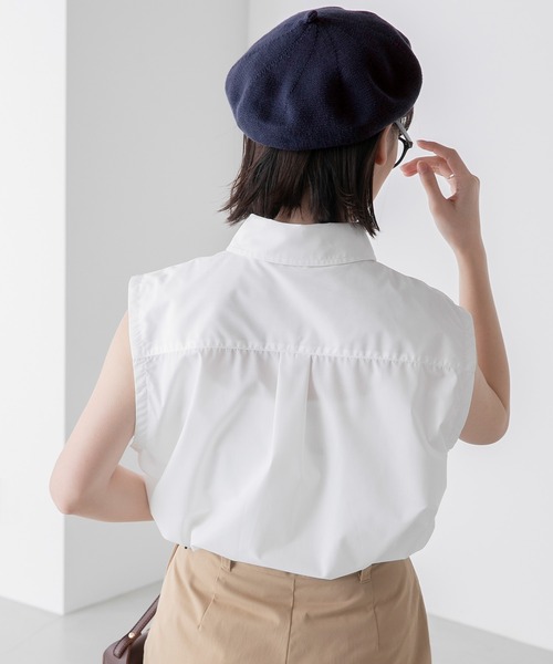 BONLECILL（ボンルシール）の「シーズンレスニットベレー帽（ハンチング/ベレー帽・レディース・グレー/アイボリー/ネイビー/ブラック・FREE）」の21枚目の写真