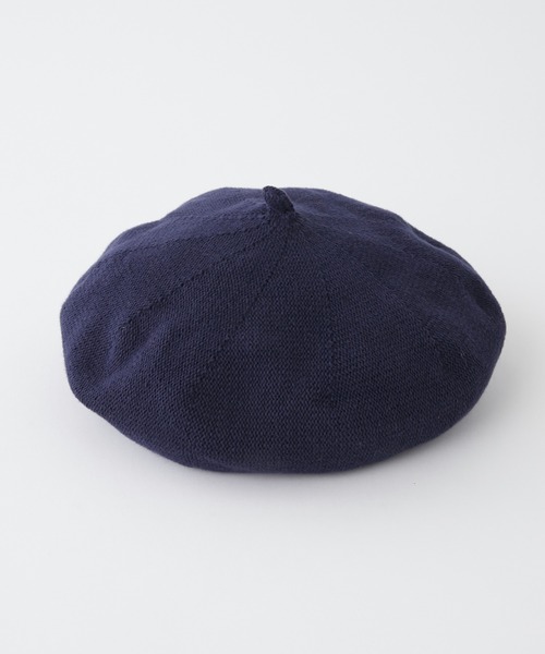 BONLECILL（ボンルシール）の「シーズンレスニットベレー帽（ハンチング/ベレー帽・レディース・グレー/アイボリー/ネイビー/ブラック・FREE）」の7枚目の写真