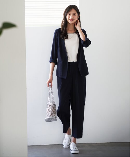 ikka（イッカ）の「【接触冷感・UVカット】前後レースタンクトップ（タンクトップ・レディース・ベージュ/オフホワイト/ブラック・S/M/L）」の18枚目の写真