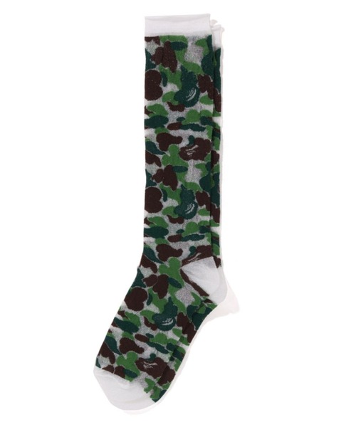 A BATHING APE(アベイシングエイプ)の「ABC CAMO SHEER SOCKS L A BATHING APE(アベイシングエイプ)の「ABC CAMO SHEER SOCKS L