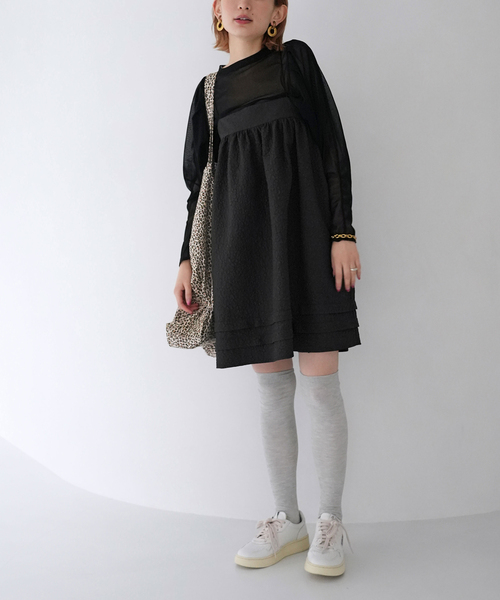 SLOBE citron.フラワーミニドレス WEB限定》SLOBE citron. フラワーミニドレス | スローブ イエナ
