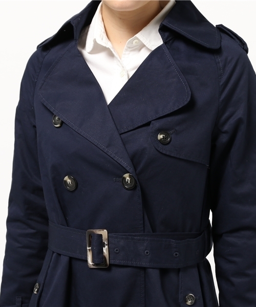 OUTLET(アウトレット)の「【Discoat】トレンチコート(トレンチコート・レディース・ネイビー・MEDIUM/LARGE/SMALL)」の10枚目の写真