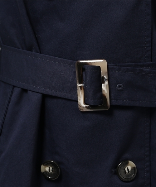 OUTLET(アウトレット)の「【Discoat】トレンチコート(トレンチコート・レディース・ネイビー・MEDIUM/LARGE/SMALL)」の2枚目の写真
