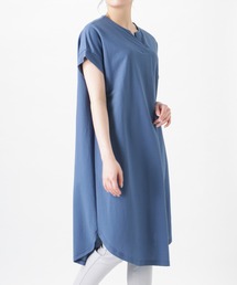 SARARI 冷感スキッパーワンピース