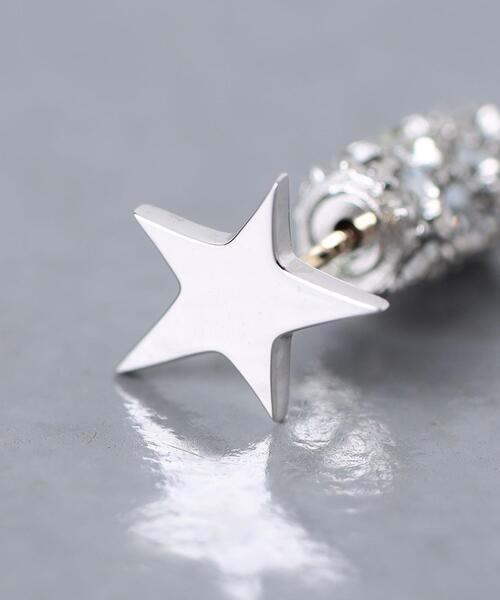 mayu 片耳 スターピアス MAYU＞スター LINE STN 片耳ピアス（ピアス（片耳用））｜MAYU
