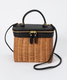 BAGMATI  LEATHER COMBINATION 2WAY BASKET　バグマティ レザー使いかごバッグ