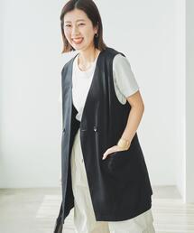 coen | ダブルブレストジレ(ベスト)