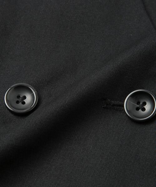 coen（コーエン）の「ダブルブレストジレ（ベスト・レディース・ブラック/ベージュ・M/L）」の20枚目の写真
