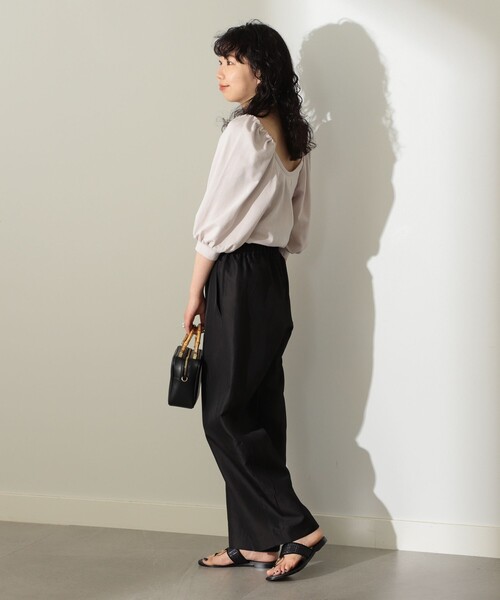 Demi-Luxe BEAMS（デミルクス ビームス）の「Demi-Luxe BEAMS / コンパクト フレンチテリー プルオーバー（Tシャツ/カットソー・レディース・ブラック/レッド系その他/グリーン・38/36）」の15枚目の写真