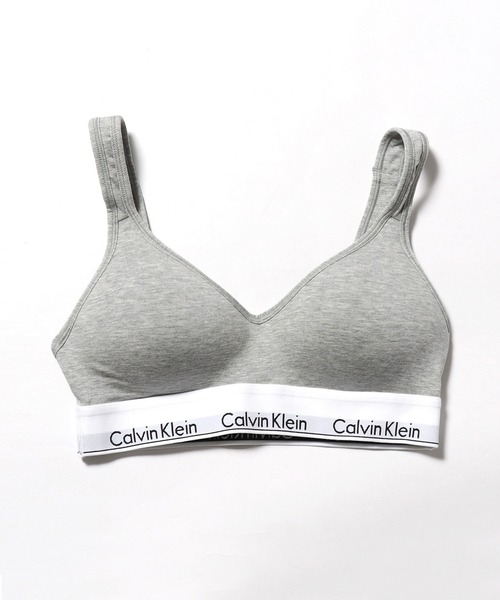 Calvin Klein（カルバン・クライン）の「Calvin Klein/カルバンクライン Lft Brltt-Scp Bck ブラレット ノンワイヤーブラジャー（スポーツブラ・レディース・ブラック/グレー/ホワイト・XS/S/M/L）」の3枚目の写真