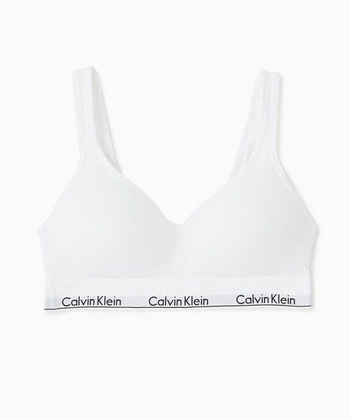 Calvin Klein（カルバン・クライン）の「Calvin Klein/カルバンクライン Lft Brltt-Scp Bck ブラレット ノンワイヤーブラジャー（スポーツブラ・レディース・ブラック/グレー/ホワイト・XS/S/M/L）」の2枚目の写真