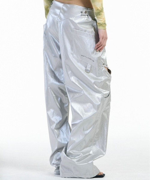 ★SETUP-EXE★FLOWER SHIRRING PANTS / IVORY★正規品韓国送料込 AMBIDEX Store 〇lasew ギャザーパンツ(F キナリ): FLAT-cic-HATENA