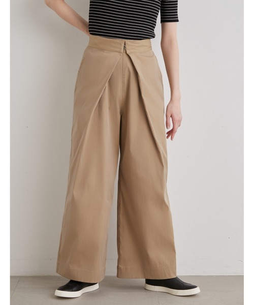 emmi(エミ)の「【emmi atelier】フロントタックワイドチノパンツ(チノパンツ・レディース・ベージュ・0/1)」の21枚目の写真