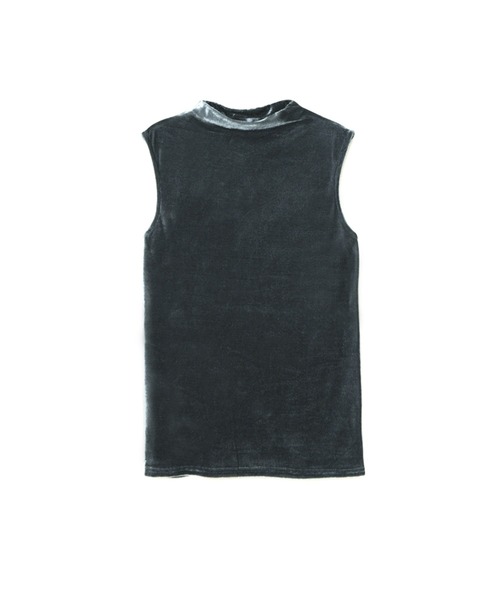 Stylevoice for xxx(スタイルヴォイスフォー)の「バックスリットベロアトップス(Tシャツ/カットソー・レディース・オートミール/ブラウン/ネイビー・FREE)」の7枚目の写真