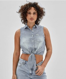Guess | GUESS Originals Gingham Tie-Front Top(シャツ/ブラウス)