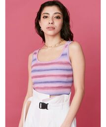 EVRIS | グラデボーダーニットタンクトップ(タンクトップ)