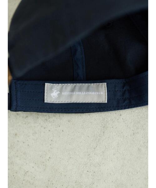 BEVERLY HILLS POLO CLUB(ビバリーヒルズポロクラブ)の「B.H POLO CLUB ロゴCAP(キャップ・レディース・ベージュ/ネイビー・FREE)」の10枚目の写真