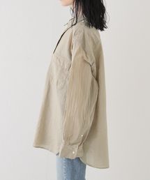 plage（プラージュ）の「Sheer Military シャツ（シャツ