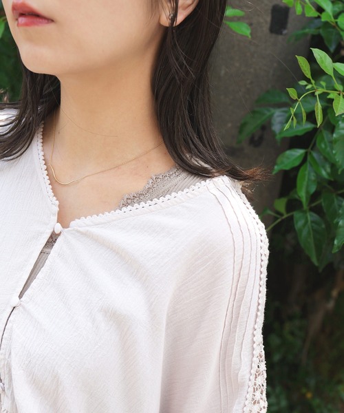 Crisp(クリスプ)の「レースリブタンクトップ(タンクトップ・レディース・アイボリー/ブルー/グレー/ブラウン/ミント/ピンクベージュ/ベージュ・FREE)」の21枚目の写真