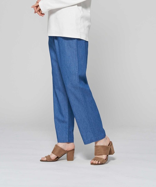 Right-on(ライトオン)の「【HONEYSUCKLE ROSE】サラサラ冷感デニム(デニムパンツ・レディース・ライトインディゴブルー/ダークインディゴブルー・S/M/L)」の11枚目の写真