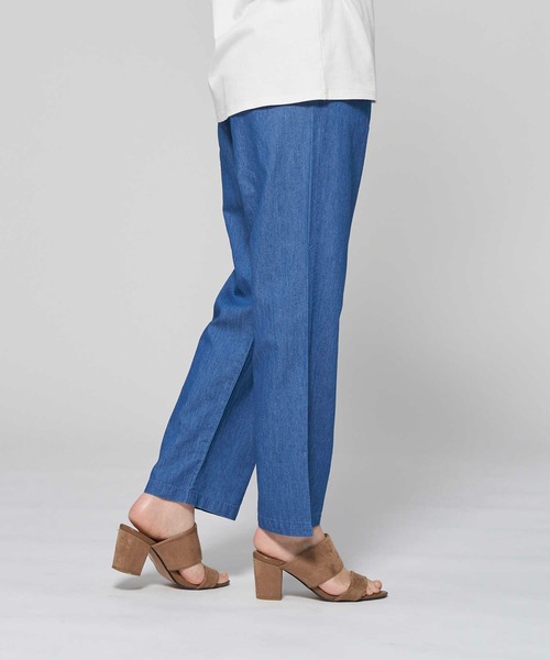 Right-on(ライトオン)の「【HONEYSUCKLE ROSE】サラサラ冷感デニム(デニムパンツ・レディース・ライトインディゴブルー/ダークインディゴブルー・S/M/L)」の6枚目の写真