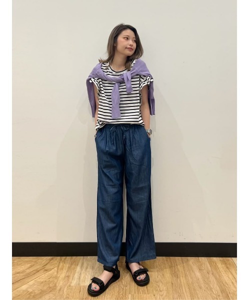 デニム・ジーパン [overdueflair] ROSE DENIM PANTS CIAOPANIC TYPY ジーンズ デニム デニムパンツ 「KATER