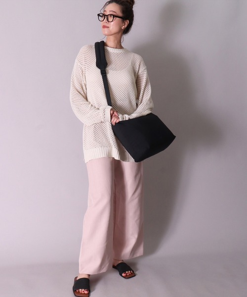 anello（アネロ）の「(LF)【anello】【極厚パッドかばん】ショルダーバッグ（ショルダーバッグ・レディース・グレイッシュベージュ/ブラック/グレー・ONE SIZE）」の4枚目の写真