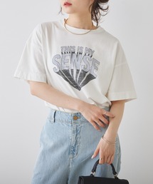 PUAL CE CIN | ヴィンテージライクロックT(Tシャツ/カットソー)