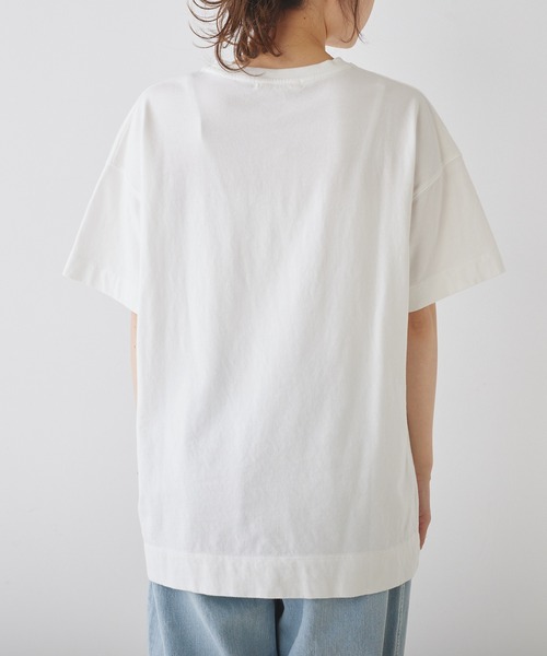 PUAL CE CIN(ピュアルセシン)の「ヴィンテージライクロックT(Tシャツ/カットソー・レディース・オフホワイト/チャコールグレー/ライトベージュ/オリーブ・FREE)」の16枚目の写真