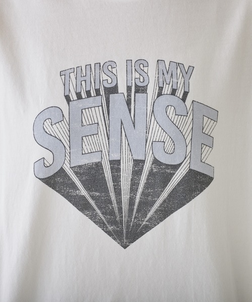 PUAL CE CIN(ピュアルセシン)の「ヴィンテージライクロックT(Tシャツ/カットソー・レディース・オフホワイト/チャコールグレー/ライトベージュ/オリーブ・FREE)」の6枚目の写真