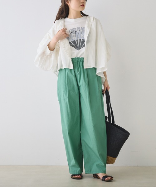 PUAL CE CIN(ピュアルセシン)の「ヴィンテージライクロックT(Tシャツ/カットソー・レディース・オフホワイト/チャコールグレー/ライトベージュ/オリーブ・FREE)」の22枚目の写真