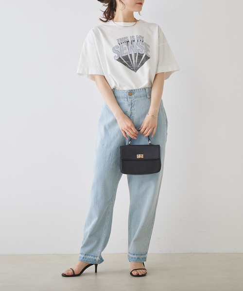 PUAL CE CIN(ピュアルセシン)の「ヴィンテージライクロックT(Tシャツ/カットソー・レディース・オフホワイト/チャコールグレー/ライトベージュ/オリーブ・FREE)」の20枚目の写真