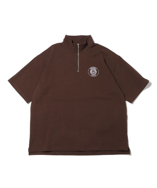 TOKYO 23（トウキョウニジュウサン）の「TOKYO 23 × ONEITA(R) QUARTER ZIP CADET COLLAR SHORT SLEEVE / トウキョウ23 × オニータ クォータージップ カデットカラー ショートスリーブ【SP】（Tシャツ/カットソー・メンズ・ブラウン/ブラック/ホワイト・M/L/XL）」の18枚目の写真
