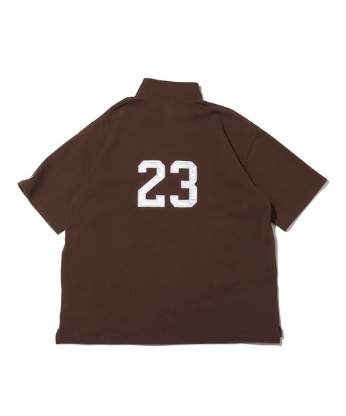 TOKYO 23（トウキョウニジュウサン）の「TOKYO 23 × ONEITA(R) QUARTER ZIP CADET COLLAR SHORT SLEEVE / トウキョウ23 × オニータ クォータージップ カデットカラー ショートスリーブ【SP】（Tシャツ/カットソー・メンズ・ブラウン/ブラック/ホワイト・M/L/XL）」の14枚目の写真