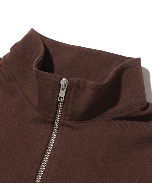TOKYO 23（トウキョウニジュウサン）の「TOKYO 23 × ONEITA(R) QUARTER ZIP CADET COLLAR SHORT SLEEVE / トウキョウ23 × オニータ クォータージップ カデットカラー ショートスリーブ【SP】（Tシャツ/カットソー・メンズ・ブラウン/ブラック/ホワイト・M/L/XL）」の10枚目の写真