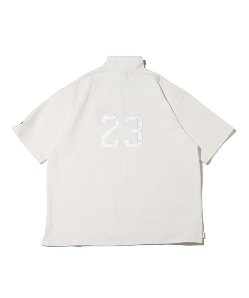 TOKYO 23（トウキョウニジュウサン）の「TOKYO 23 × ONEITA(R) QUARTER ZIP CADET COLLAR SHORT SLEEVE / トウキョウ23 × オニータ クォータージップ カデットカラー ショートスリーブ【SP】（Tシャツ/カットソー・メンズ・ブラウン/ブラック/ホワイト・M/L/XL）」の11枚目の写真