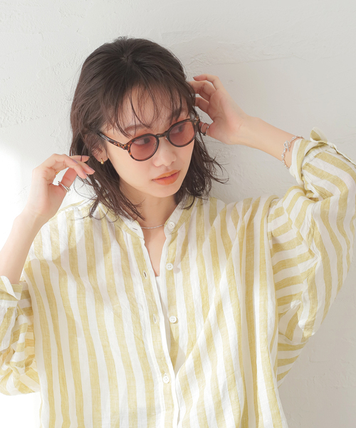 JOURNAL STANDARD relume(ジャーナルスタンダード レリューム)の「《追加》【no eyedia/ノーアイディア】 NE-430:サングラス(サングラス・レディース・ブラウン系その他/その他/チャコールグレー/ブラック・FREE)」の3枚目の写真