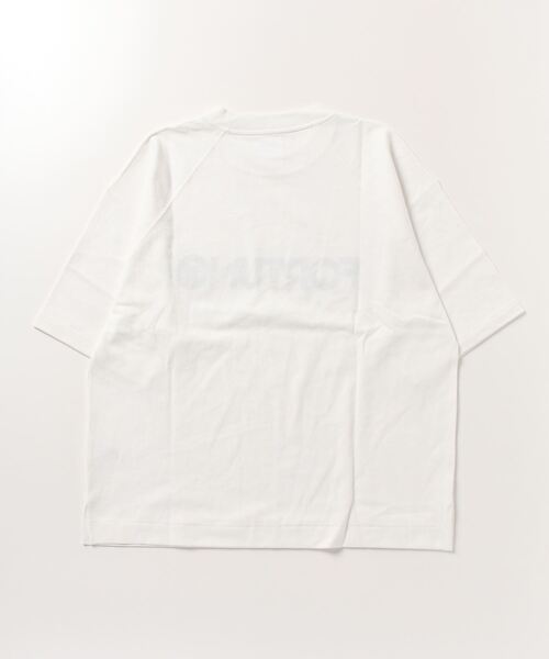 FORTUNA HOMME（フォルトゥナオム）の「FORTUNAHOMME Heavy CrewNeck Tee（Tシャツ/カットソー・メンズ・ホワイト/ブラック・1/2）」の7枚目の写真