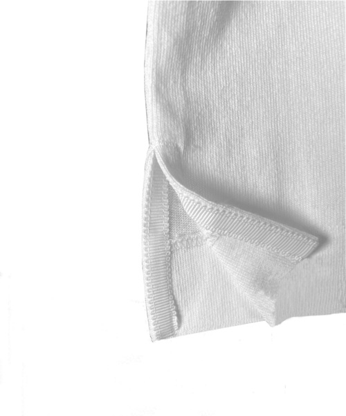 FORTUNA HOMME（フォルトゥナオム）の「FORTUNAHOMME Heavy CrewNeck Tee（Tシャツ/カットソー・メンズ・ホワイト/ブラック・1/2）」の4枚目の写真