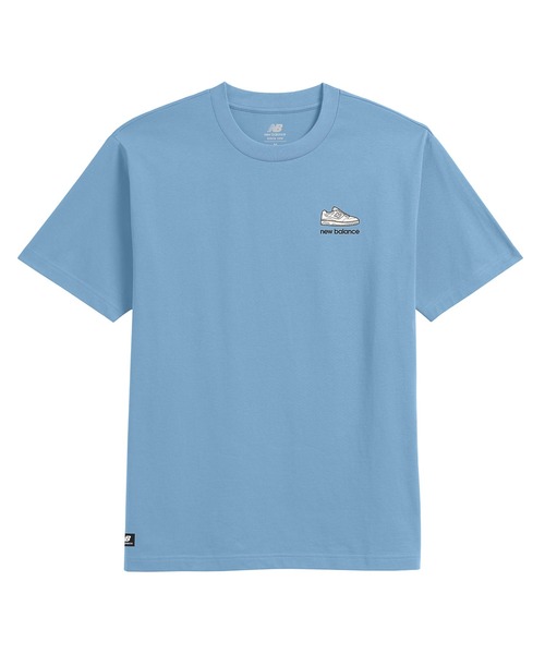 NEW BALANCE(ニューバランス)の「550 チェストグラフィック ショートスリーブTシャツ(Tシャツ/カットソー・メンズ・ブラウン系その他/ブルー系その他・SMALL/MEDIUM/LARGE/X-LARGE)」の2枚目の写真