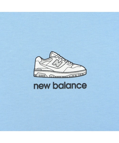 NEW BALANCE(ニューバランス)の「550 チェストグラフィック ショートスリーブTシャツ(Tシャツ/カットソー・メンズ・ブラウン系その他/ブルー系その他・SMALL/MEDIUM/LARGE/X-LARGE)」の8枚目の写真