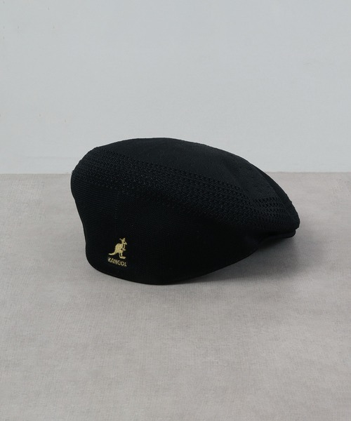 KANGOL（カンゴール）の「KANGOL TROPIC 504 VENTAIR ハンチング（ハンチング/ベレー帽・レディース・アッシュグレー/ブラック/ベージュ/チャコール/グリーン/ブラック×ゴールド/ブラウン/ホワイト・L/M/XL）」の2枚目の写真