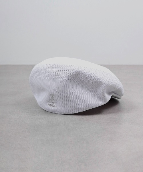 KANGOL（カンゴール）の「KANGOL TROPIC 504 VENTAIR ハンチング（ハンチング/ベレー帽・レディース・アッシュグレー/ブラック/ベージュ/チャコール/グリーン/ブラック×ゴールド/ブラウン/ホワイト・L/M/XL）」の10枚目の写真