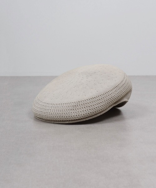 KANGOL（カンゴール）の「KANGOL TROPIC 504 VENTAIR ハンチング（ハンチング/ベレー帽・レディース・アッシュグレー/ブラック/ベージュ/チャコール/グリーン/ブラック×ゴールド/ブラウン/ホワイト・L/M/XL）」の15枚目の写真