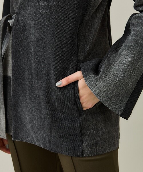SRUE(スリュー)の「【SRUE/スリュー】デニムジャケット(デニムジャケット・レディース・ブルー/ブラック・M)」の10枚目の写真
