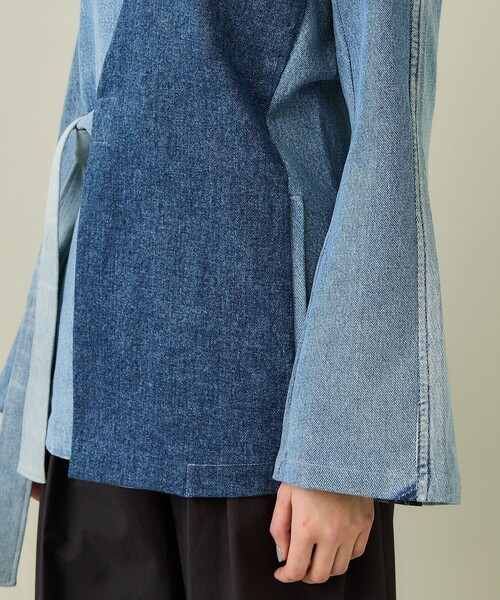SRUE(スリュー)の「【SRUE/スリュー】デニムジャケット(デニムジャケット・レディース・ブルー/ブラック・M)」の21枚目の写真