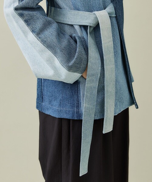 SRUE(スリュー)の「【SRUE/スリュー】デニムジャケット(デニムジャケット・レディース・ブルー/ブラック・M)」の22枚目の写真